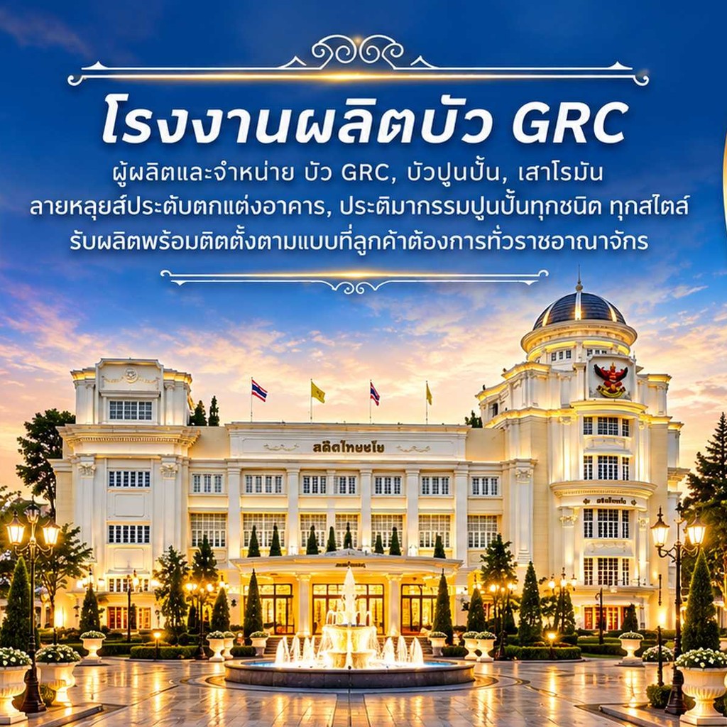 โรงงานผลิตเสาโรมัน บัวGRC